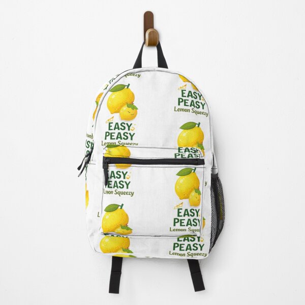 Item preview, Easy Peasy Lemon Squeezy – Cute Kawaii Lemon Funny Quote Design designed and sold by bloomandbeads.eu.