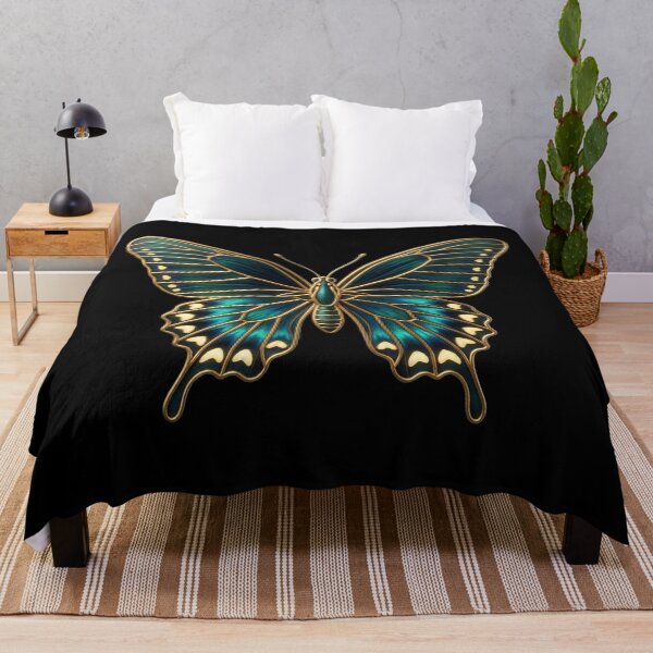 Item preview, The Iridescent Aristocrat: Art Nouveau Pipevine Swallowtail (Battus philenor) designed and sold by FreiherrPK.