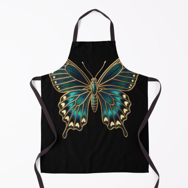 Item preview, The Iridescent Aristocrat: Art Nouveau Pipevine Swallowtail (Battus philenor) designed and sold by FreiherrPK.