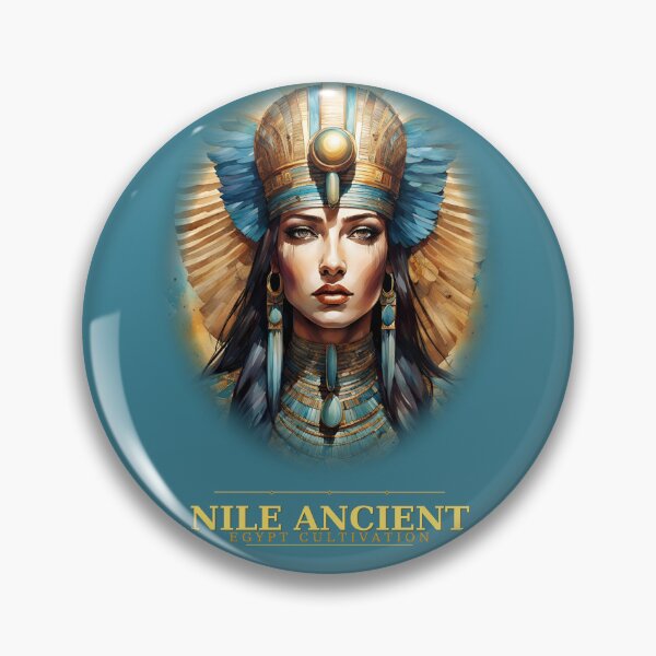 Item preview, Ancient Egyptian Goddess Isis Watercolor Portrait — Mythology Wall Art Print designed and sold by NileAncient.