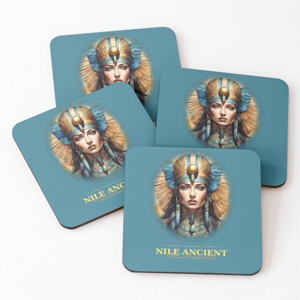 Item preview, Ancient Egyptian Goddess Isis Watercolor Portrait — Mythology Wall Art Print designed and sold by NileAncient.