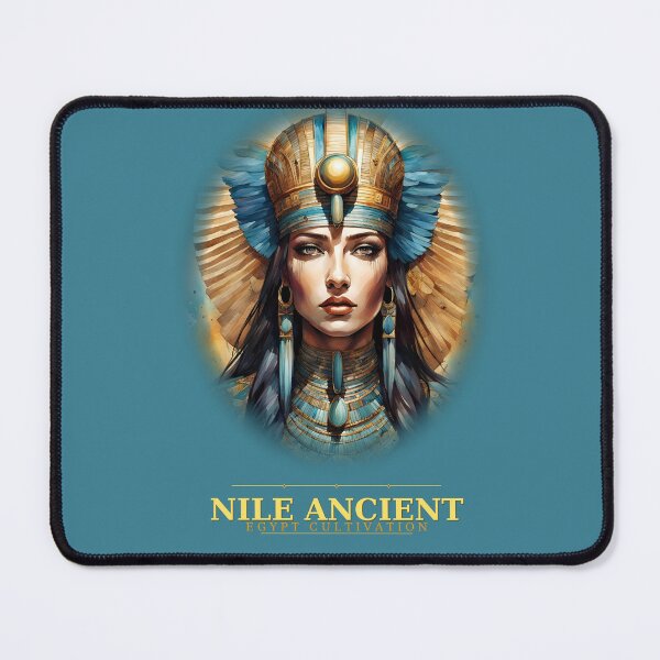 Item preview, Ancient Egyptian Goddess Isis Watercolor Portrait — Mythology Wall Art Print designed and sold by NileAncient.