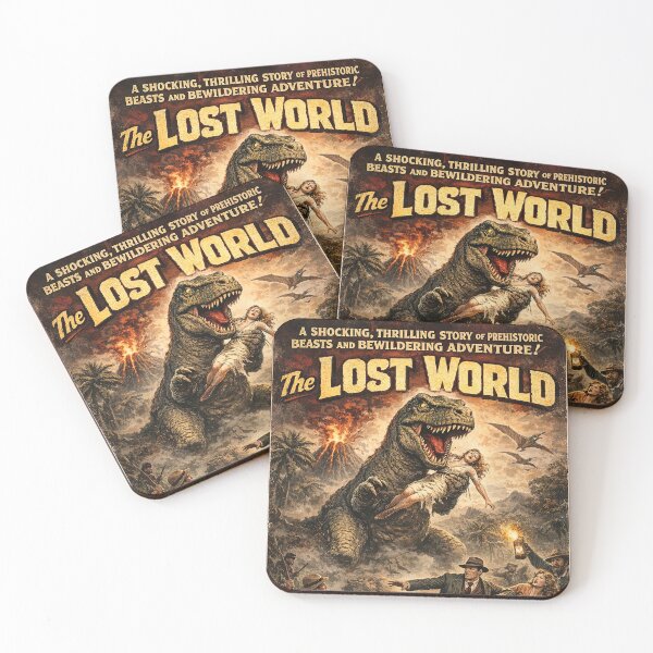 Item preview, The Lost World 1925 Classic Movie Poster designed and sold by Retr0Tshirts.