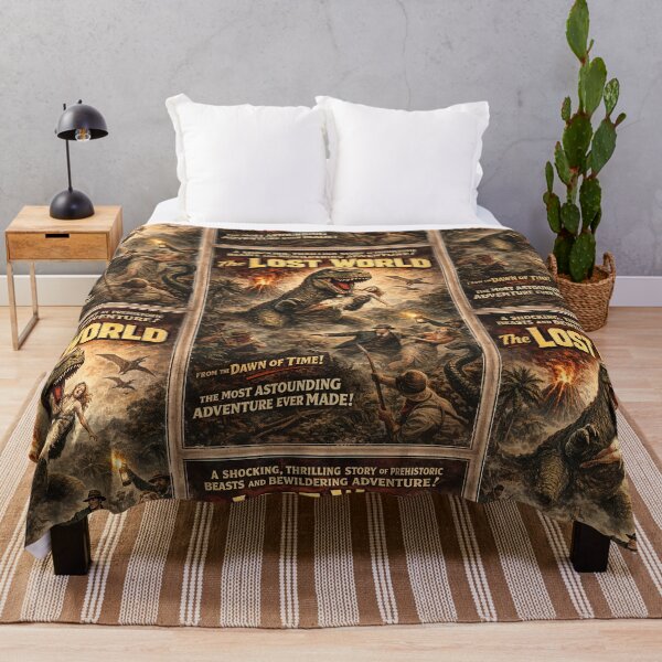 Item preview, The Lost World 1925 Classic Movie Poster designed and sold by Retr0Tshirts.