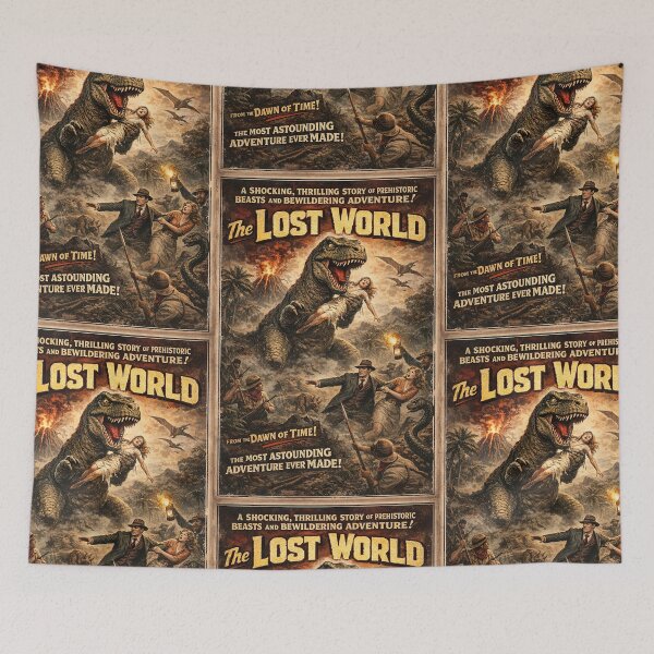 Item preview, The Lost World 1925 Classic Movie Poster designed and sold by Retr0Tshirts.
