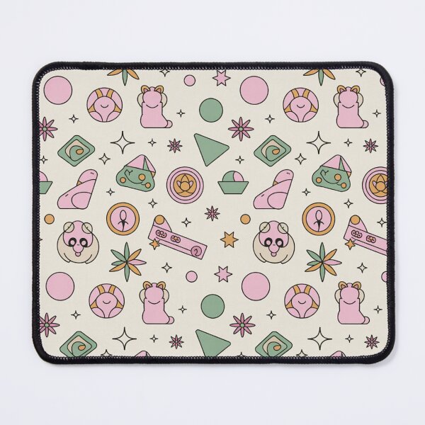Item preview, Kawaii Yoga Bunny Lotus Seamless Pattern - Pastel Whimsical Cute Repeat designed and sold by Midnight Veil Designs.