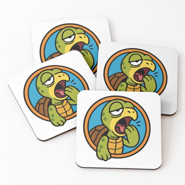 Item preview, Tired Turtle Yawning — Cartoon Humor Lazy Funny Gift designed and sold by CLC54.