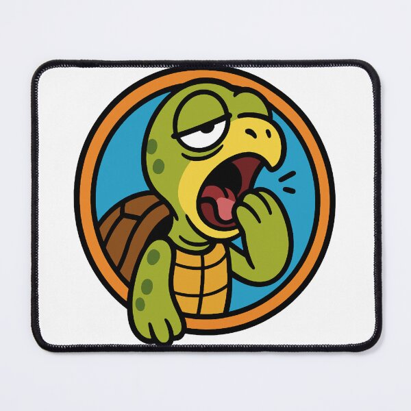 Item preview, Tired Turtle Yawning — Cartoon Humor Lazy Funny Gift designed and sold by CLC54.