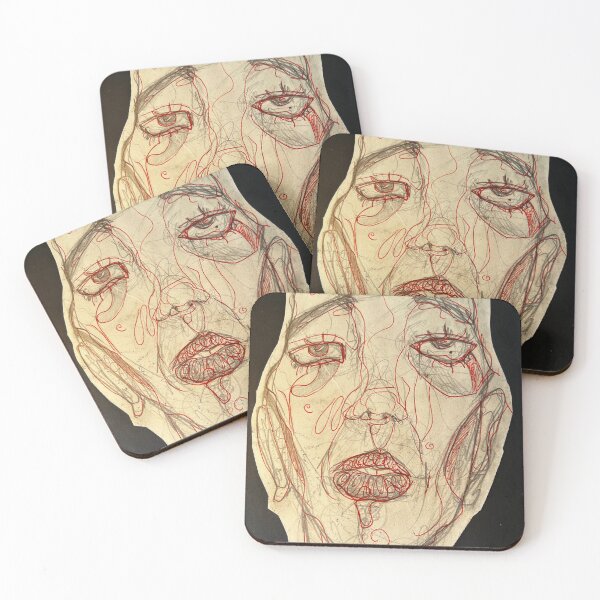 Item preview, Wonky judgy lady art designed and sold by M4YARTMUSIC.