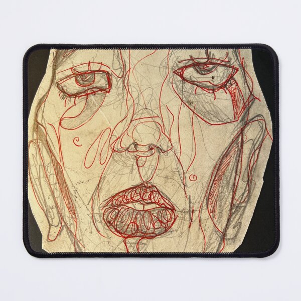 Item preview, Wonky judgy lady art designed and sold by M4YARTMUSIC.
