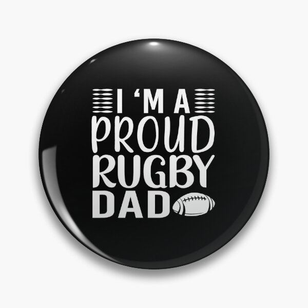 Item preview, I’m a Proud Rugby Dad Funny Rugby Lover Quote designed and sold by GabrieSketcham.