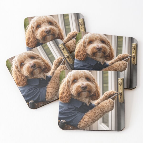 Item preview, Cockapoo Locksmith Picking Door Lock designed and sold by Paul Thompson Photography.