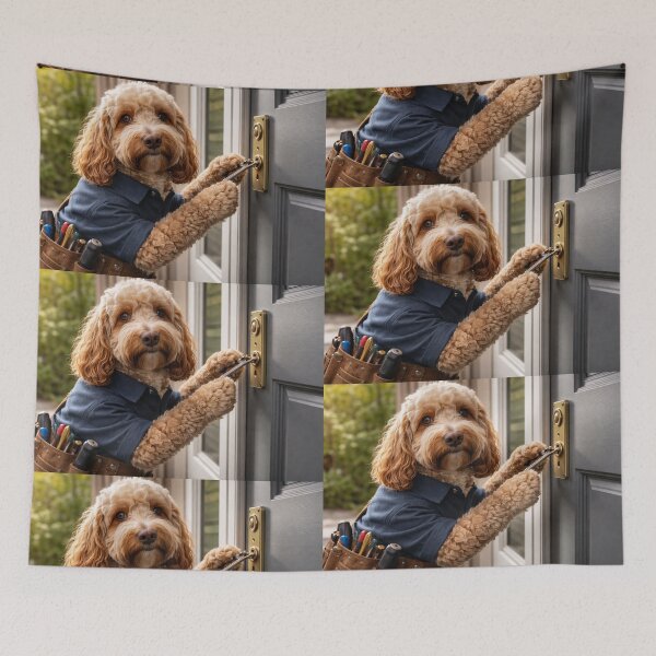 Item preview, Cockapoo Locksmith Picking Door Lock designed and sold by Paul Thompson Photography.