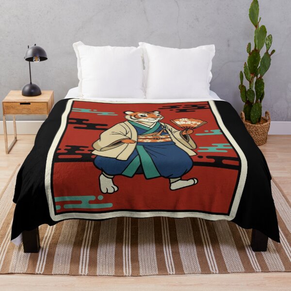 Item preview, Samurai Tiger Japanese Style Warrior Animal designed and sold by JordynLadukeg65.