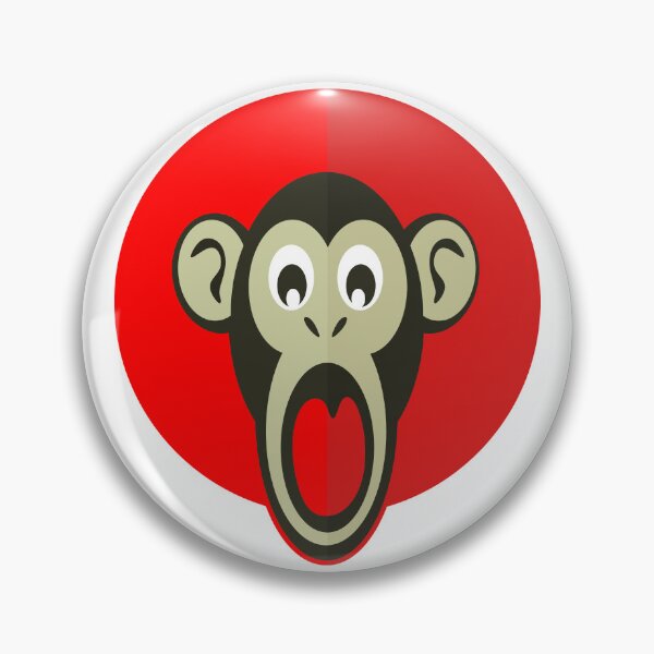 Item preview, Shocked Monkey with Open Mouth — Cartoon Humor Surprise Funny Gift designed and sold by CLC54.
