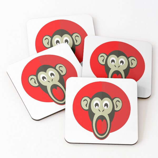 Item preview, Shocked Monkey with Open Mouth — Cartoon Humor Surprise Funny Gift designed and sold by CLC54.