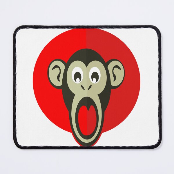 Item preview, Shocked Monkey with Open Mouth — Cartoon Humor Surprise Funny Gift designed and sold by CLC54.