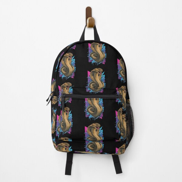 Item preview, King Cobra Snake Striking Through Colorful designed and sold by TeeARTHY.