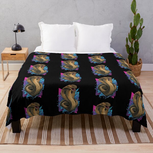 Item preview, King Cobra Snake Striking Through Colorful designed and sold by TeeARTHY.
