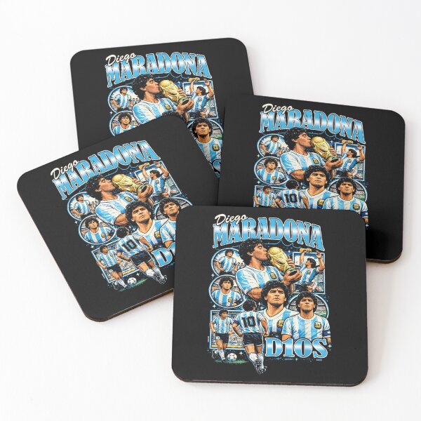 Item preview, Diego Maradona 90s Vintage Bootleg Style Football Soccer Art designed and sold by PaulTSchafer.