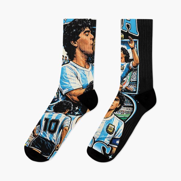 Item preview, Diego Maradona 90s Vintage Bootleg Style Football Soccer Art designed and sold by PaulTSchafer.