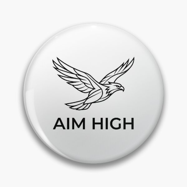 Item preview, Minimal Eagle Sticker – Aim High Line Art designed and sold by SainiArt19.
