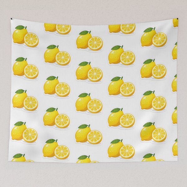 Item preview, Realistic Lemon Fruit Illustration – Fresh Citrus Aesthetic Design designed and sold by bloomandbeads.eu.