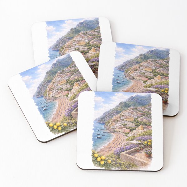 Item preview, Positano Italy Watercolor designed and sold by TKimerer.