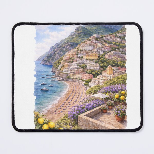 Item preview, Positano Italy Watercolor designed and sold by TKimerer.