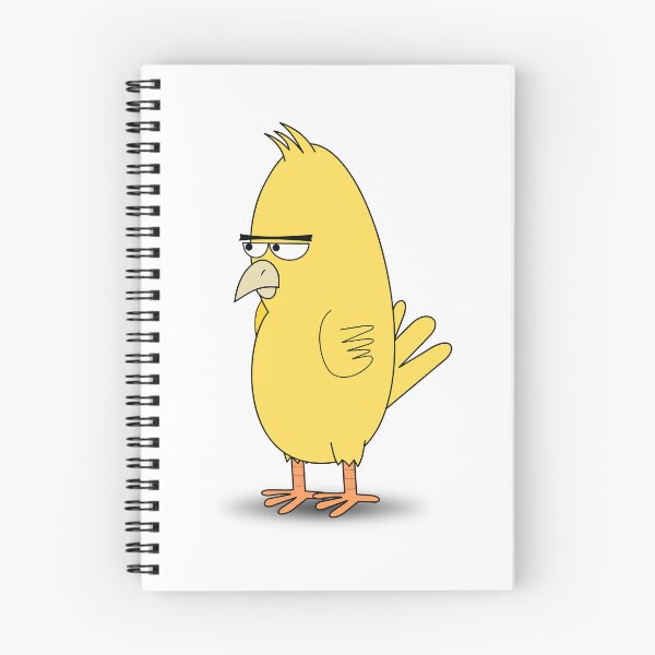 Item preview, Grumpy Yellow Bird — Cartoon Humor, Bad Mood, Funny Gift designed and sold by CLC54.