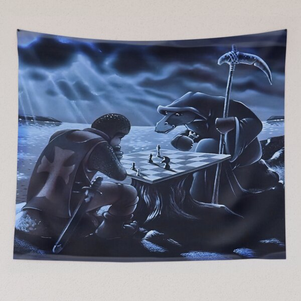 Item preview, Chess game with horse zoo designed and sold by Jannicki-Art.