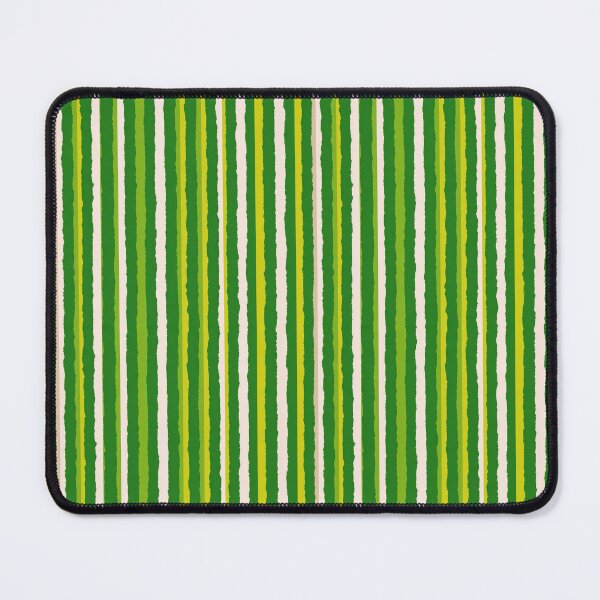 Item preview, Wavy Green Vertical Stripe Pattern designed and sold by bubblegoth.