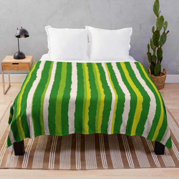 Item preview, Wavy Green Vertical Stripe Pattern designed and sold by bubblegoth.
