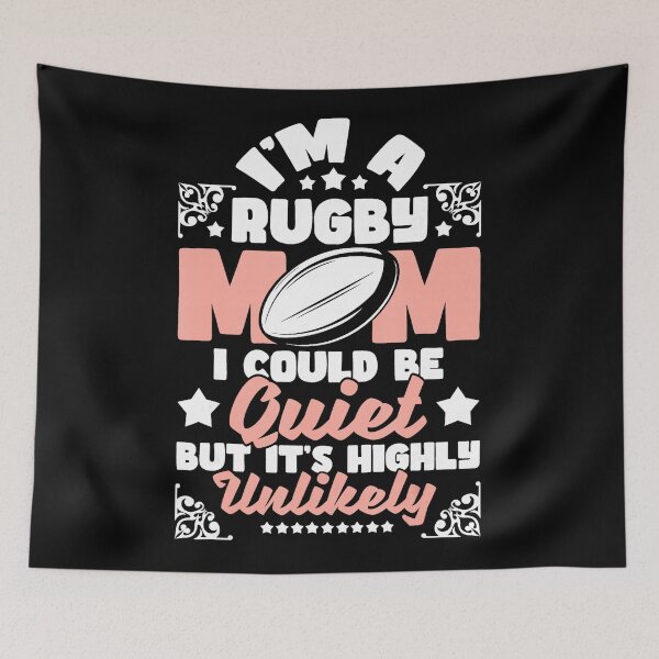 Item preview, Rugby Mom I Could Be Nice Funny Sports Quote designed and sold by GabrieSketcham.