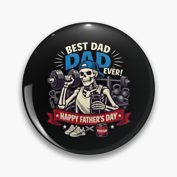 Item preview, Best Dad Ever Skeleton Gym Happy Fathers Day Workout Fitness designed and sold by clothesy7.