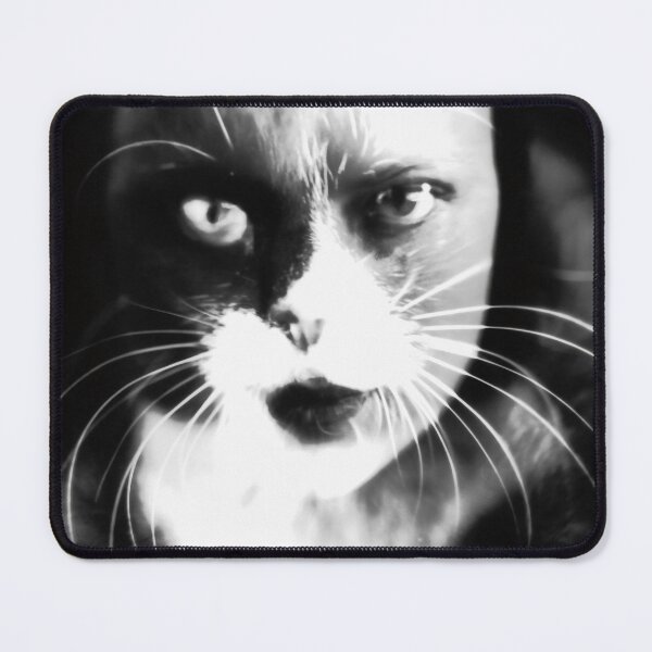 Item preview, 1932 It's me + cat vintage weird surreal cat woman black and white photograph poster art print designed and sold by Astrid Arkhangelsky.