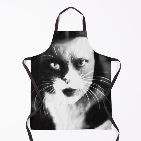 Item preview, 1932 It's me + cat vintage weird surreal cat woman black and white photograph poster art print designed and sold by Astrid Arkhangelsky.