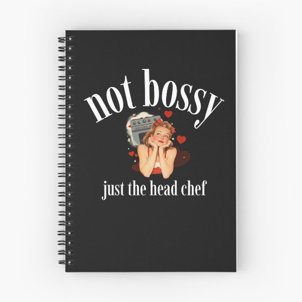 Item preview, NOT BOSSY—JUST THE HEAD CHEF designed and sold by ywmdesign.