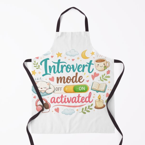 Item preview, Introvert Mode Activated Cute Aesthetic Design | Anti Social Club Funny Quote designed and sold by Sanika arts .