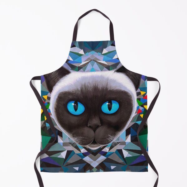 Item preview, Siamese Gaze Cat Painting designed and sold by shantilovesart.