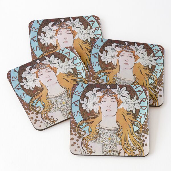 Item preview, Sarah Bernhardt - vintage French art nouveau poster designed and sold by Grand Illusions.