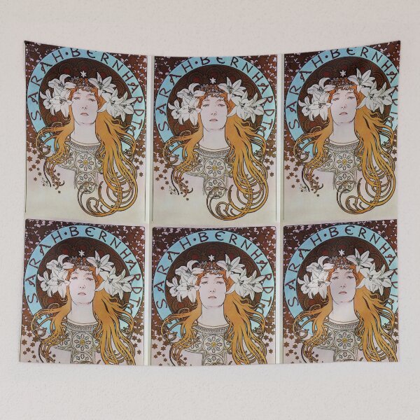 Item preview, Sarah Bernhardt - vintage French art nouveau poster designed and sold by Grand Illusions.