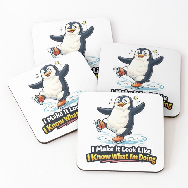 Item preview, Funny Penguin Meme – I Make It Look Like I Know What I’m Doing designed and sold by Gentlestate.