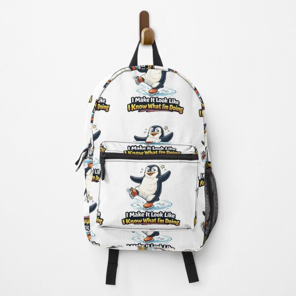 Item preview, Funny Penguin Meme – I Make It Look Like I Know What I’m Doing designed and sold by Gentlestate.