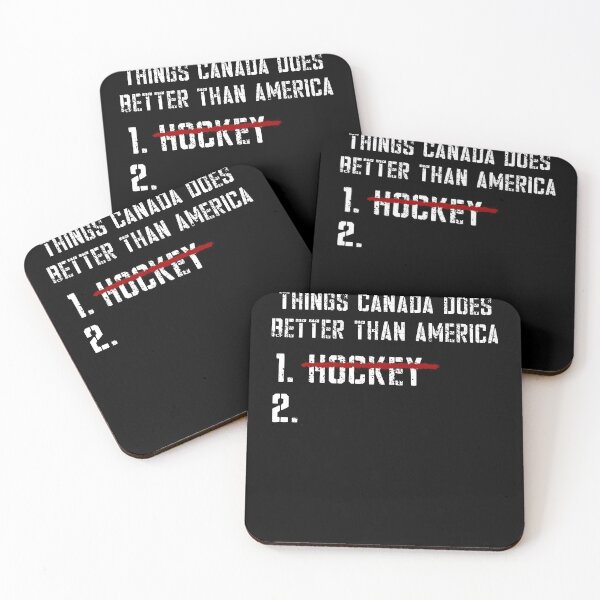 Item preview, Things Canada Does Better Than America Hockey Lovers Funny Canada designed and sold by SkeletonsDanger.