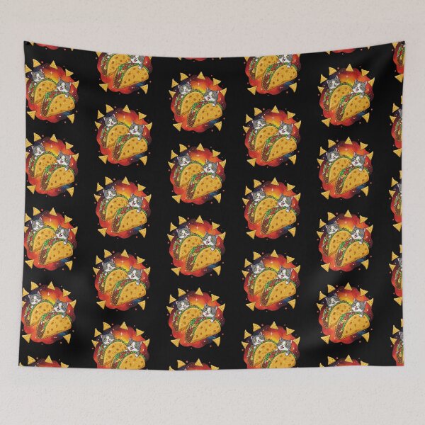 Item preview, Funny Taco Cats Floating in Space  designed and sold by TeeARTHY.