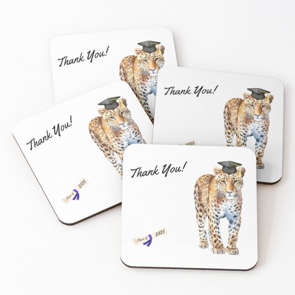 Item preview, Graduation "Thank You!" Graduate Leopard designed and sold by MYCatStuff.