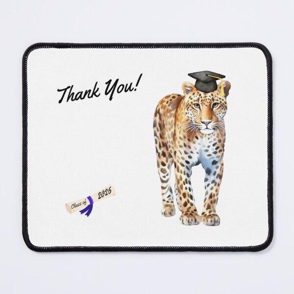 Item preview, Graduation "Thank You!" Graduate Leopard designed and sold by MYCatStuff.
