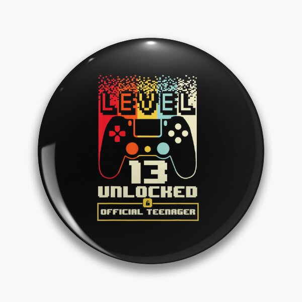 Item preview, Level 13 Unlocked Official Teenager Gamer Birthday designed and sold by FGTV2021.