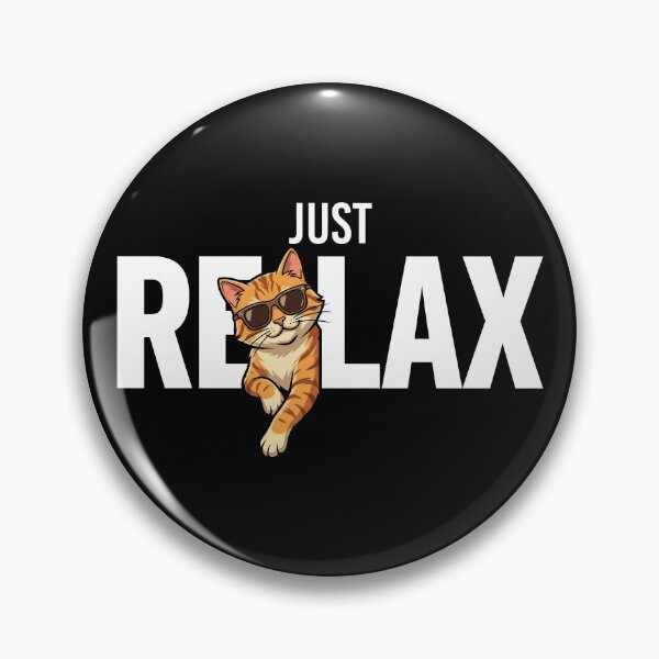 Item preview, Just Relax Chill Cat with Sunglasses designed and sold by pawcuddle.